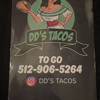 Dd's Taco - Front of menu - Food Trucks Near Me - Pflugerville, Texas Dd's Taco - Front of menu - Food Trucks Near Me - Pflugerville, Texas