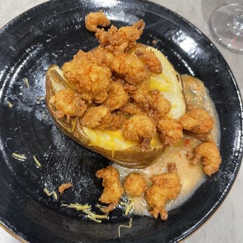 The Max - Crawfish Étouffée stuffed baked potato - Seafood Near Me - Westlake, Louisiana