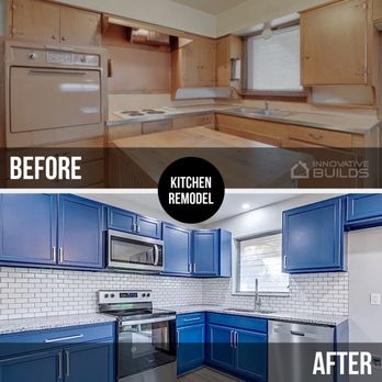 Innovative Builds - Kitchen Transformation - Before and After - General Contractors Near Me - Little Elm, Texas Innovative Builds - Kitchen Transformation - Before and After - General Contractors Near Me - Little Elm, Texas