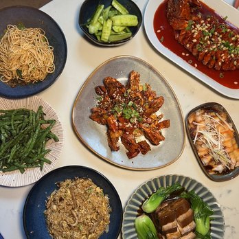 Antidote - Sauteed string bean, Dandan noodles, Slice pork with garlic sauce, Cucumber Salad, shredded duck fried rice - Cocktail Bars Near Me - Brooklyn, New York Antidote - Sauteed string bean, Dandan noodles, Slice pork with garlic sauce, Cucumber Salad, shredded duck fried rice - Cocktail Bars Near Me - Brooklyn, New York