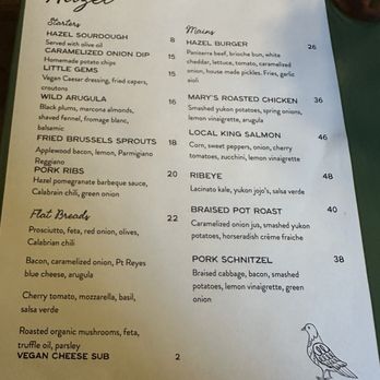 Hazel - Hazel menu - Pizza Near Me - Occidental, California Hazel - Hazel menu - Pizza Near Me - Occidental, California