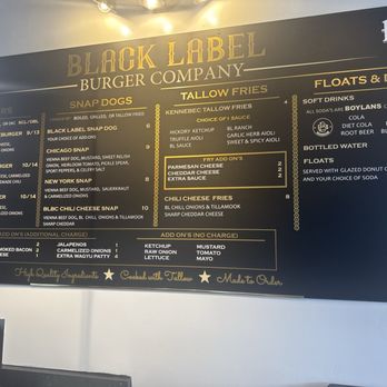 Black Label Burger Company - Menú - Burgers Near Me - Las Vegas, Nevada Black Label Burger Company - Menú - Burgers Near Me - Las Vegas, Nevada