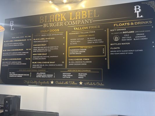 Menu photo 3 Black Label Burger Company Las Vegas, NV Menu photo 3 Black Label Burger Company Las Vegas, NV