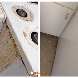 Absolutely Clean Cleaning Services - Side of stove and oven
