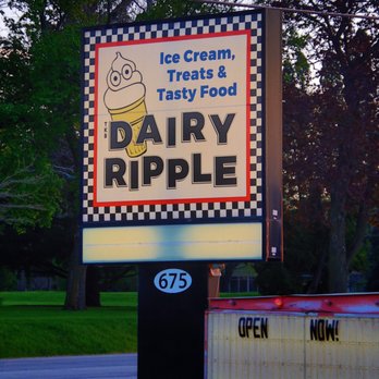 Dairy Ripple - Sign - Ice Cream & Frozen Yogurt Near Me - Sycamore, Illinois Dairy Ripple - Sign - Ice Cream & Frozen Yogurt Near Me - Sycamore, Illinois