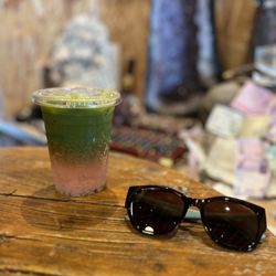 Counterpoint Coffee - Matcha rose water lemonade