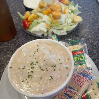Texas Grillhouse - The cream of crab soup and salad - Burgers Near Me - La Vale, Maryland Texas Grillhouse - The cream of crab soup and salad - Burgers Near Me - La Vale, Maryland