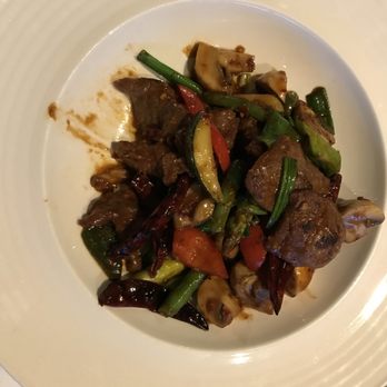 Mango Tango - Beef with Szechuan Peppercorn Sauce. Mild spice. Tender beef. Variety of vegetables. The dish is slightly more than one person's serving. - Asian Fusion Near Me - Islip, New York