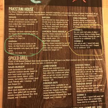 Chapati - Menu (with my favorites) - Indian Near Me - Indianapolis, Indiana