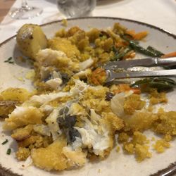 Zé Bota - Dry cod with bones. Could not eat it