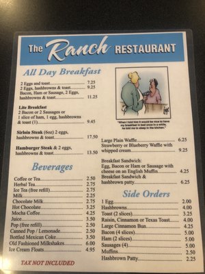 Menu photo 3 The Ranch Restaurant Keremeos, BC