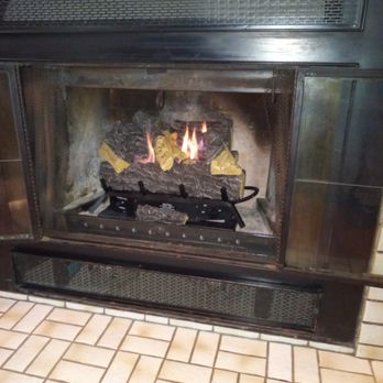 Professional Clyde and Brandon - Gas line run into fireplace. Natural gas logs set them installed. - Fireplace Services Near Me Professional Clyde and Brandon - Gas line run into fireplace. Natural gas logs set them installed. - Fireplace Services Near Me
