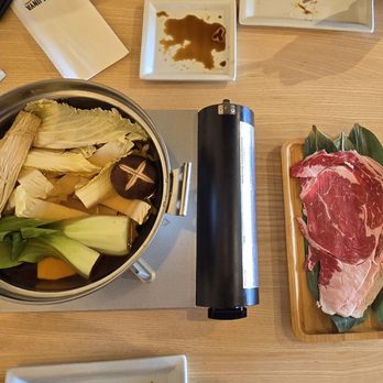 Gyu Jinya - ANGUS RIBEYE SHABU-SHABU - Sushi Bars Near Me - Lancaster, California