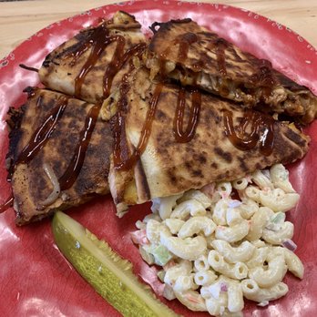 PB & J's Lunch Box - BBQ chicken quesadilla - Food Trucks Near Me - Liverpool, New York PB & J's Lunch Box - BBQ chicken quesadilla - Food Trucks Near Me - Liverpool, New York