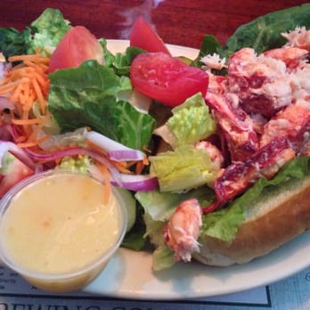 Coddington Brewery - Lobster sandwich with a side of salad. Wish I had my beer that I ordered from the beginning to go with the pic lol - Breweries Near Me - Middletown, Rhode Island Coddington Brewery - Lobster sandwich with a side of salad. Wish I had my beer that I ordered from the beginning to go with the pic lol - Breweries Near Me - Middletown, Rhode Island