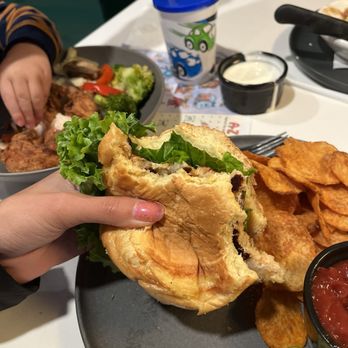 Union Grill - Kids Chicken Fingers, Crab, Shrimp, and Salmon Sandwich - American Near Me - Pittsburgh, Pennsylvania Union Grill - Kids Chicken Fingers, Crab, Shrimp, and Salmon Sandwich - American Near Me - Pittsburgh, Pennsylvania