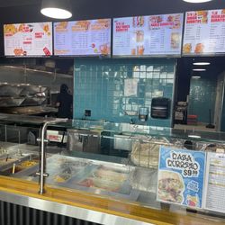 Burrito Boyz - Menu Board, Kitchen Prep area and order area
