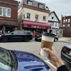 Caffè Roma - Store front with my Americano