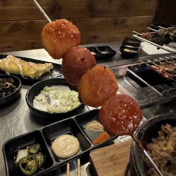 Gui Gui - Rice cakes and sausage in a skewer - Kebab Near Me - Toronto, Ontario