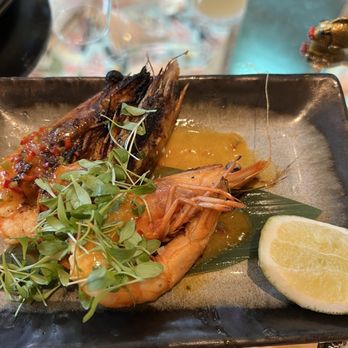 Sexy Fish Miami - grilled tiger prawns - Seafood Near Me - Miami, Florida
