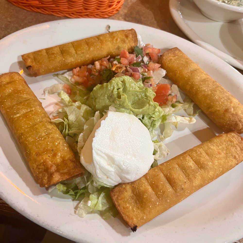 Flautas Rancheras with chicken Flautas Rancheras with chicken