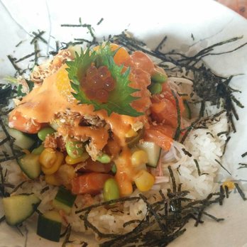 Good Catch Boil House - Salmon poke with spicy mayo - Cajun/Creole Near Me - Markham, Ontario