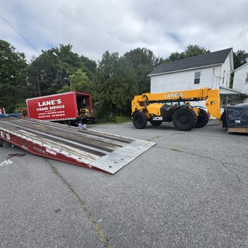 Lane's Crane Service - No problems with this end of the delivery it's only the office that was wacky, threatening and unprofessional - Crane Services Near Me - Moosic, Pennsylvania Lane's Crane Service - No problems with this end of the delivery it's only the office that was wacky, threatening and unprofessional - Crane Services Near Me - Moosic, Pennsylvania
