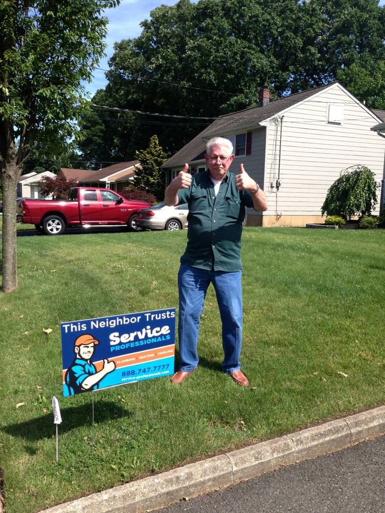 Slide of Service Professionals