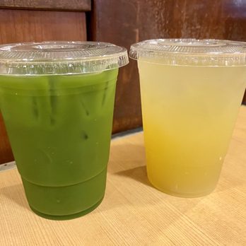 Marugame Udon - Iced Matcha & Iced Calamansi-ade - Japanese Near Me - Honolulu, Hawaii Marugame Udon - Iced Matcha & Iced Calamansi-ade - Japanese Near Me - Honolulu, Hawaii