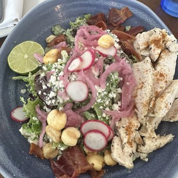 Junior's on Harrison - Cowboy cobb salad with chicken added - New American Near Me - New Orleans, Louisiana Junior's on Harrison - Cowboy cobb salad with chicken added - New American Near Me - New Orleans, Louisiana