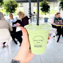 MOTW Coffee and Pastries - Iced matcha latte