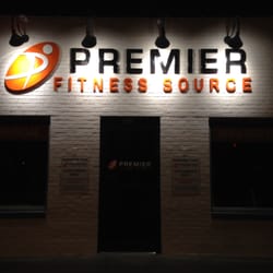 Premier Fitness Source | Buckhead Store - Premier Fitness Source's Buckhead store.  Signage at night.