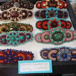 Garden of Beadin' - Beaded barrettes by the talented Kathi Dubois