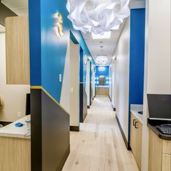 Calm Family Dental - Our beautiful and bright hallways to spark a bit of joy in our dental space!