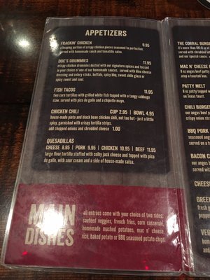 Menu photo 7 Doc Holliday’s Roadhouse Williston, ND Menu photo 7 Doc Holliday’s Roadhouse Williston, ND