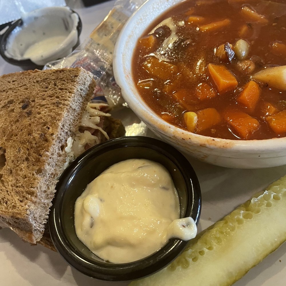 The Old Mohawk - Half Mother Mohawk Sandwich and a bowl of Mohawk Turtle Soup - American Near Me - Columbus, Ohio The Old Mohawk - Half Mother Mohawk Sandwich and a bowl of Mohawk Turtle Soup - American Near Me - Columbus, Ohio
