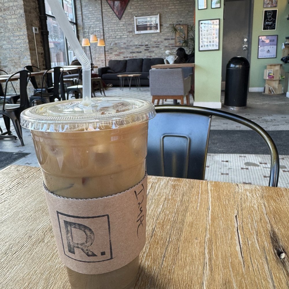 Ridman's Coffee - Puddin' Cup Latte (iced) - Coffee & Tea Near Me - Chicago, Illinois Ridman's Coffee - Puddin' Cup Latte (iced) - Coffee & Tea Near Me - Chicago, Illinois