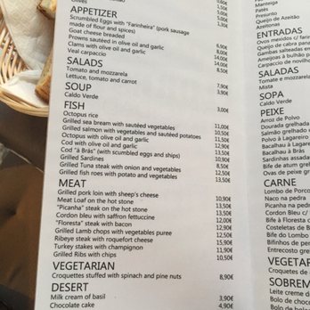 Floresta da Cidade - Menu card - Portuguese Near Me - Lisbon, 11