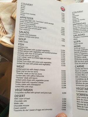 Menu photo 4 Floresta da Cidade Lisbon, 11