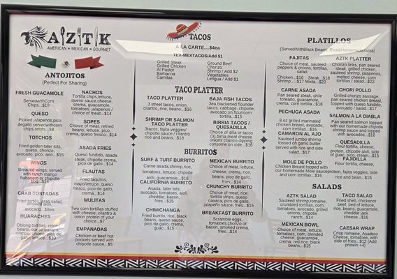 Menu photo 1 Aztk Express Odenton, MD