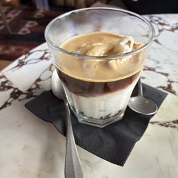 The meal ended with Affogato The meal ended with Affogato