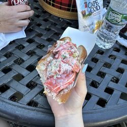 Todd Farm Flea Market - Lobster roll offered at the snack bar