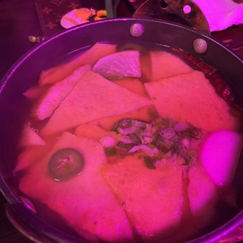Zoomak - a pot of soup with meat and vegetables - Korean Near Me - Buena Park, California