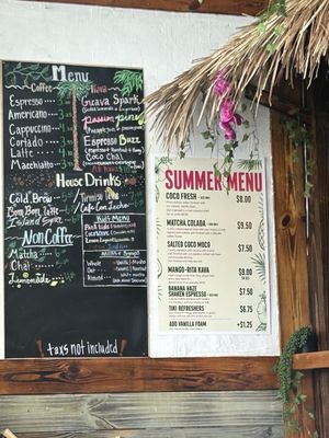 Menu photo 1 Tiki Java Jax Jacksonville, FL