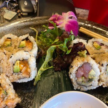 Sunflower Cafe - Tuna Avocado and Spicy Salmon rolls. - Sushi Bars Near Me - Valrico, Florida Sunflower Cafe - Tuna Avocado and Spicy Salmon rolls. - Sushi Bars Near Me - Valrico, Florida