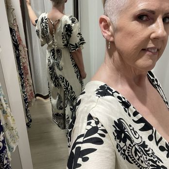 The Boutique - Couldn't resist this breezy jumpsuit, even though I swore to no more Blk/wht. - Women's Clothing Near Me - Simi Valley, California The Boutique - Couldn't resist this breezy jumpsuit, even though I swore to no more Blk/wht. - Women's Clothing Near Me - Simi Valley, California