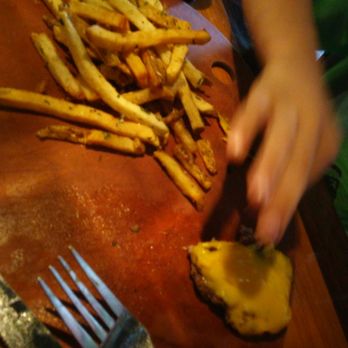 Catch 22 Gastropub - Kid cheese burger with fries - New American Near Me - Athens, Georgia