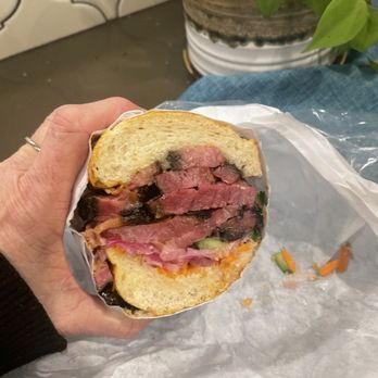 Gold Banh - Pastrami ban mi - Salad Near Me - Long Beach, California