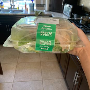 Urban Plates - Safety seal as precaution on takeout orders - New American Near Me - Irvine, California