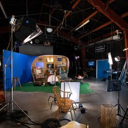 Maine Media Workshops + College - On set at the Maine Media sound stage